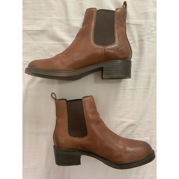 Windsor Smith Cece Tan Leather Boots 